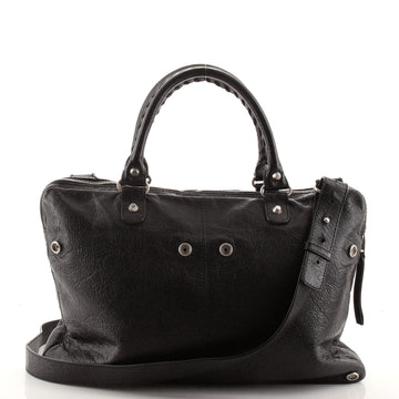 Balenciaga Classic Studs Pocket Briefcase Leather