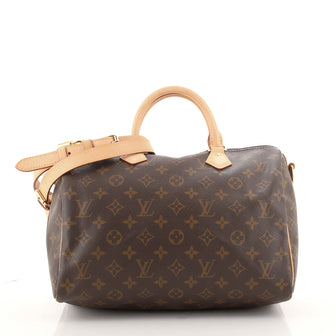 Louis Vuitton Speedy Bandouliere Bag Monogram Canvas 30