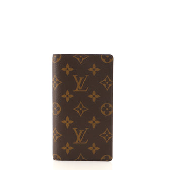 Louis Vuitton Checkbook Cover Monogram Canvas