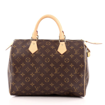 Louis Vuitton Speedy Handbag Monogram Canvas 30