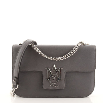 Alexander McQueen Insignia Chain Flap Bag Leather Medium