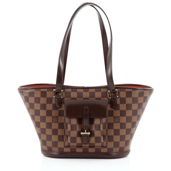 Louis Vuitton Manosque Handbag Damier PM