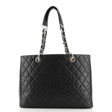 Chanel Grand Shopping Tote Quilted Caviar