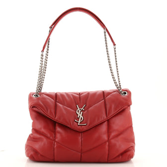 Saint Laurent LouLou Puffer Shoulder Bag Quilted Leather Medium