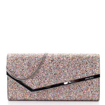 Jimmy Choo Erica Clutch Glitter Leather