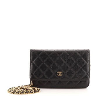 Chanel Wallet on Chain Quilted Caviar