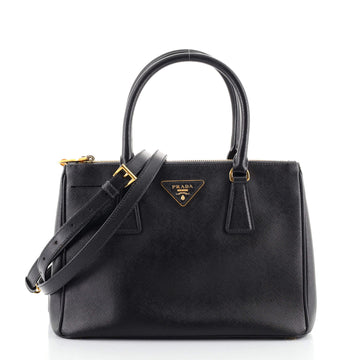 Prada Galleria Double Zip Tote Saffiano Leather Small