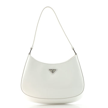 Prada Cleo Shoulder Bag Spazzolato Leather Medium