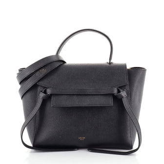 Celine Belt Bag Textured Leather Micro