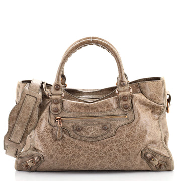 Balenciaga City Giant Studs Bag Leather Medium