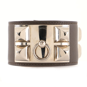 Hermes Collier de Chien Bracelet Leather