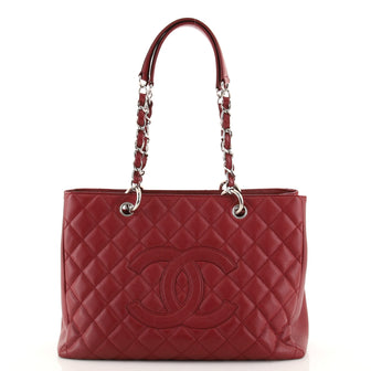 Chanel Grand Shopping Tote Quilted Caviar