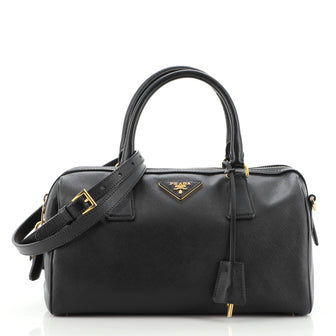 Prada Convertible Bowler Bag Saffiano Leather Medium