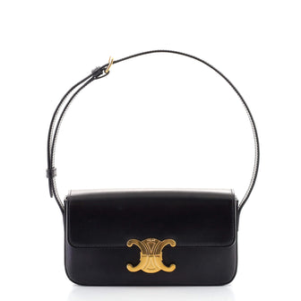 Celine Triomphe East-West Shoulder Bag Smooth Calfskin