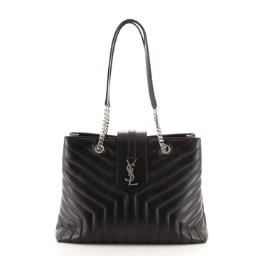 Saint Laurent LouLou Tote Matelasse Chevron Leather Large