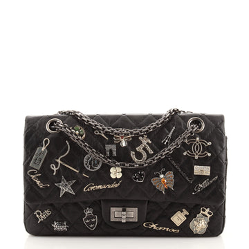 Chanel Lucky Charms Reissue 2.55 Flap Bag Quilted Aged Calfskin 225