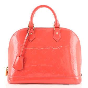 Louis Vuitton Alma Handbag Monogram Vernis PM