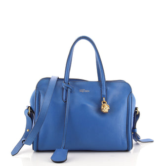 Alexander McQueen Padlock Zip Around Tote Leather Small