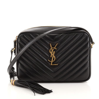 Saint Laurent Lou Camera Bag Matelasse Chevron Leather Small