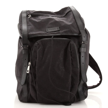 Gucci Buckle Backpack Guccissima Nylon