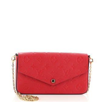 Louis Vuitton Felicie Pochette Monogram Empreinte Leather