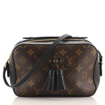 Louis Vuitton Saintonge Handbag Monogram Canvas with Leather