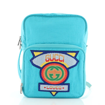 Gucci 80's Patch Backpack Nylon Medium