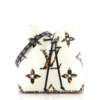 Louis Vuitton NeoNoe Handbag - Limited Edition Jungle Monogram Giant