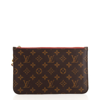 Louis Vuitton Neverfull Pochette Monogram Canvas Large
