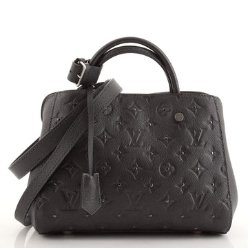 Louis Vuitton Montaigne Handbag Studded Monogram Empreinte Leather BB