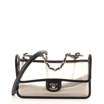 Chanel Sand By The Sea Flap Bag PVC with Lambskin Medium