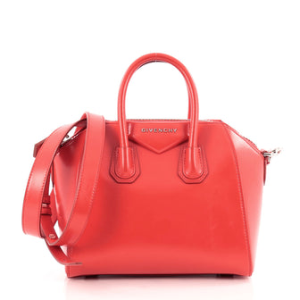 Givenchy Antigona Bag Glazed Leather Mini 
