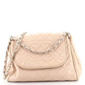 Chanel Timeless Accordion Flap Bag Quilted Caviar