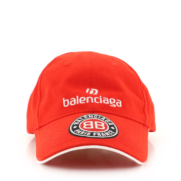 Balenciaga Soccer Baseball Cap Embroidered Canvas