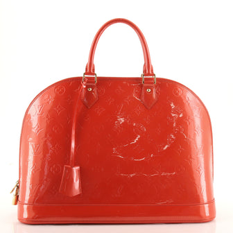Louis Vuitton Alma Handbag Monogram Vernis GM