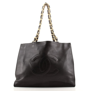 Chanel Vintage CC Chain Tote Lambskin XL