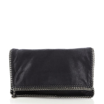 Stella McCartney Falabella Flap Clutch Shaggy Deer