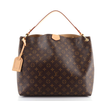 Louis Vuitton Graceful Handbag Monogram Canvas MM