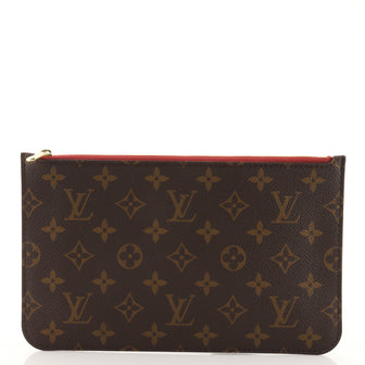 Louis Vuitton Neverfull Pochette Monogram Canvas Large