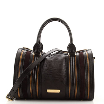 Burberry Alchester Bowling Bag Leather Medium
