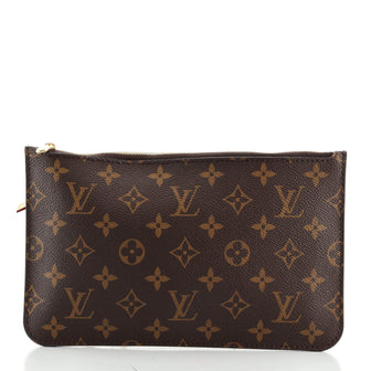 Louis Vuitton Neverfull Pochette Monogram Canvas Large