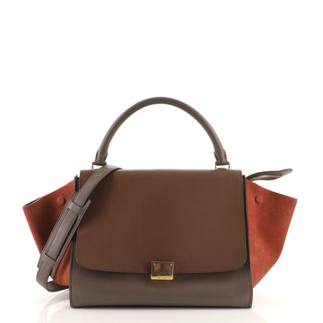 Celine Tricolor Trapeze Bag Leather Medium