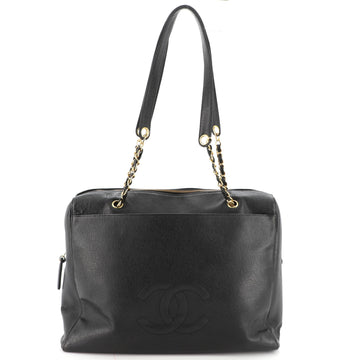 Chanel Vintage Timeless Zip Tote Caviar Large