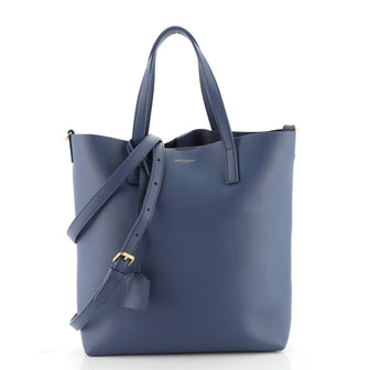 Saint Laurent Shopper Tote Leather Toy