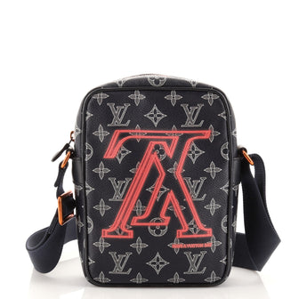 Louis Vuitton Danube Handbag Limited Edition Upside Down Monogram Ink PM