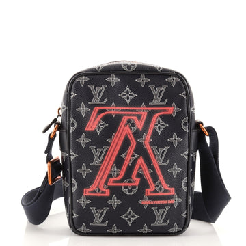 Louis Vuitton Danube Handbag Limited Edition Upside Down Monogram Ink PM