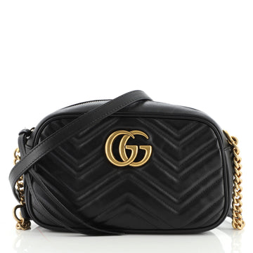 Gucci GG Marmont Shoulder Bag Matelasse Leather Small
