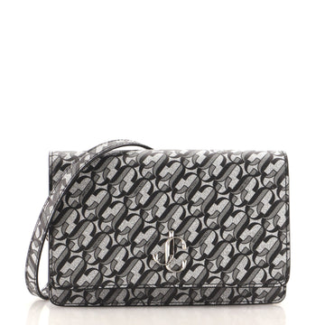 Jimmy Choo Palace Chain Clutch Printed Leather Mini