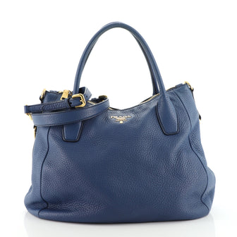 Prada Sacca 2 Manici Convertible Tote Vitello Daino Medium