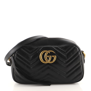 Gucci GG Marmont Shoulder Bag Matelasse Leather Small